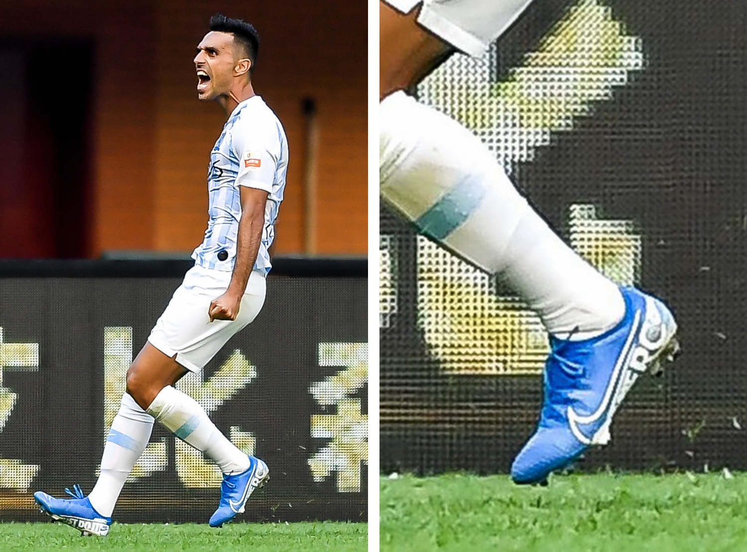 cba球员上脚球鞋,耐高球员球鞋上脚