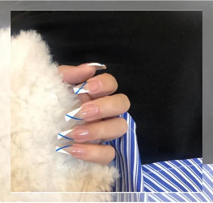 夏日显白美甲简单,美甲图片大全显白大气上档次