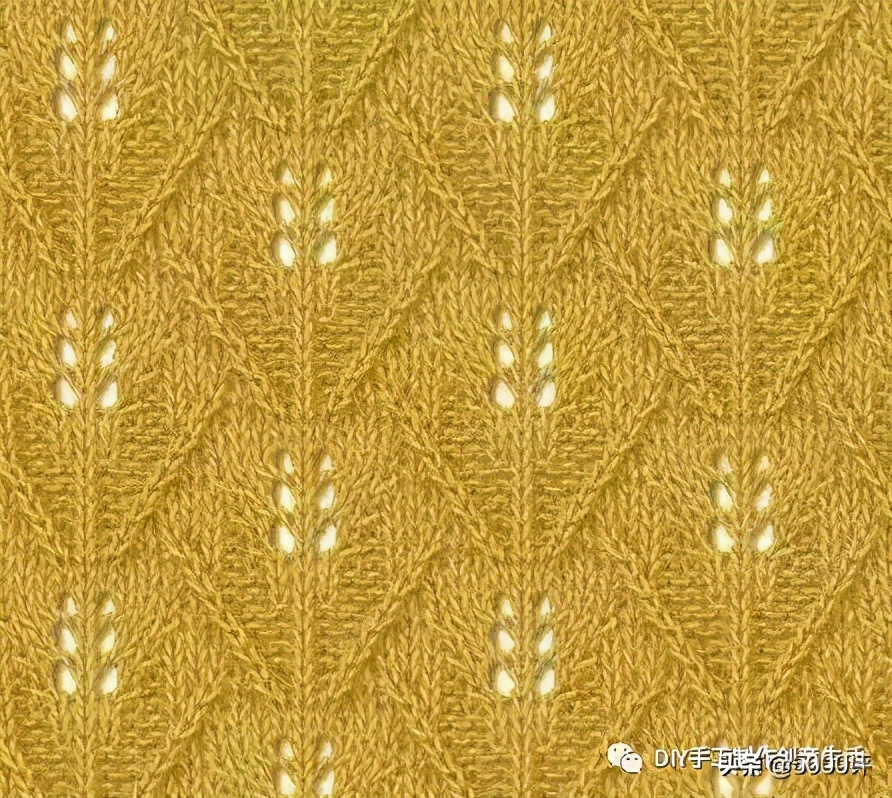 几款漂亮的棒针花样值得收藏,各种简单实用的棒针花样集锦