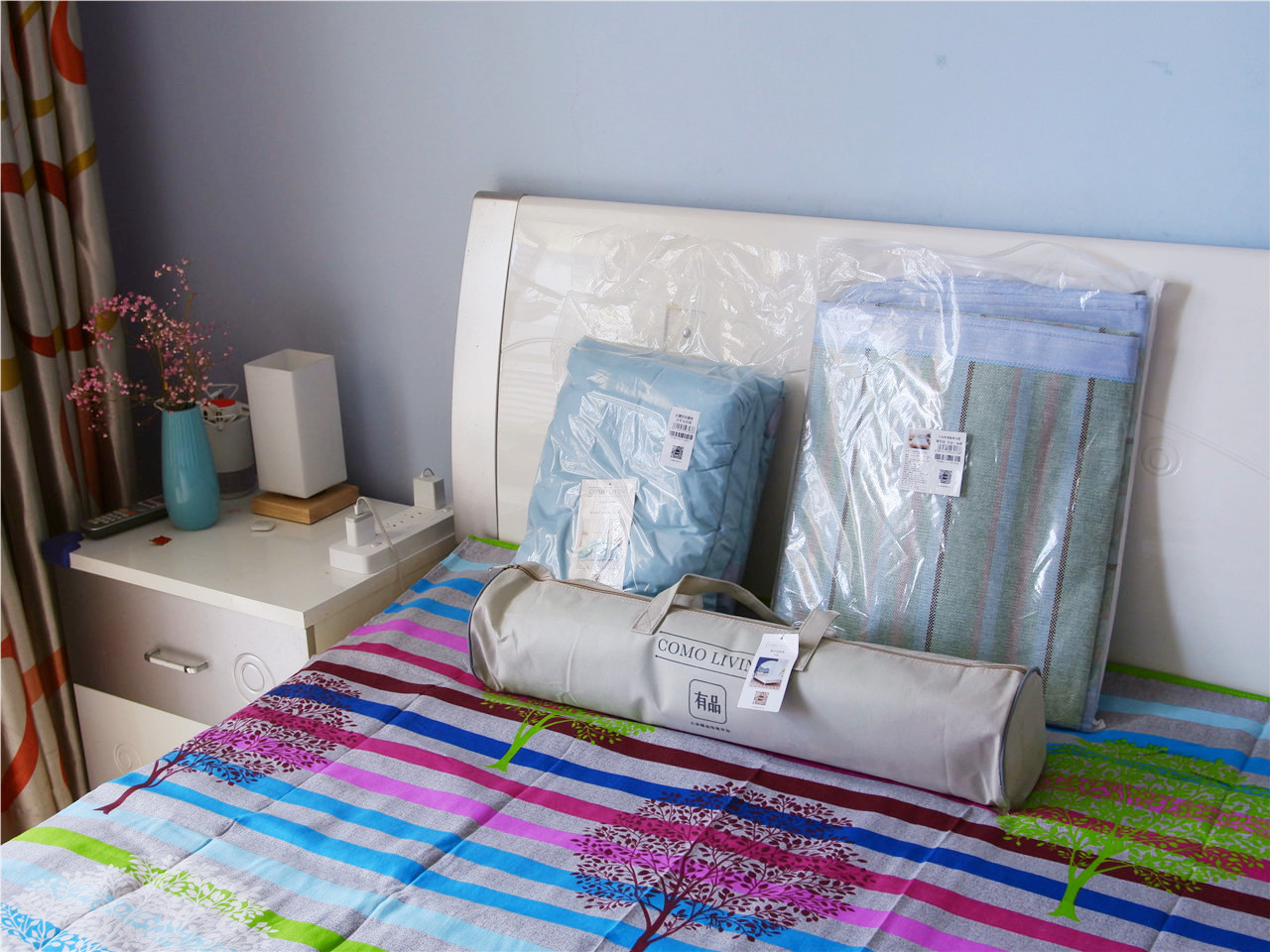 这个炎热的夏天有品上架COMOLIVING抗菌空调夏被凉席蒙古包蚊帐