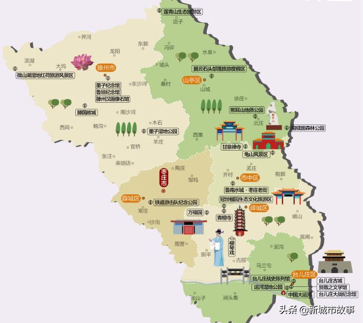 中国山东省枣庄市市中区,山东省枣庄市行政区划代码