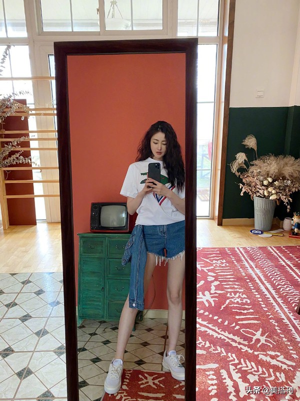 张天爱豹纹衣搭配图,鳄鱼与牙签鸟张天爱穿搭