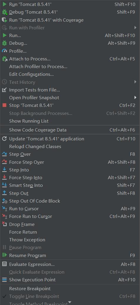 intellijidea中debug介绍与技巧,intellijidea运行程序