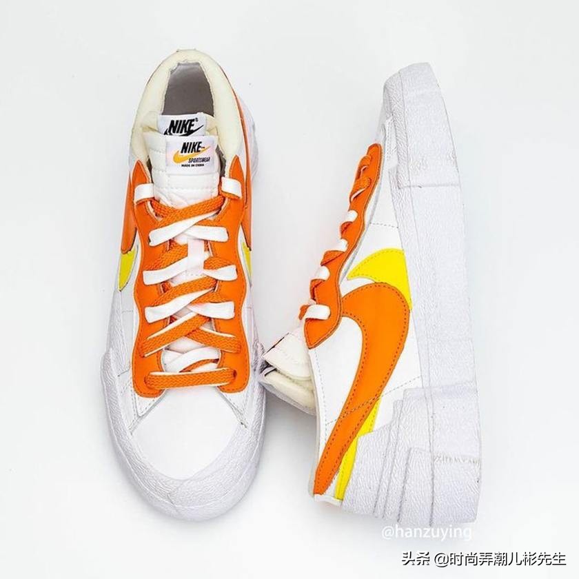 sacaixnikeblazerlow白橙,sacaixnike测评