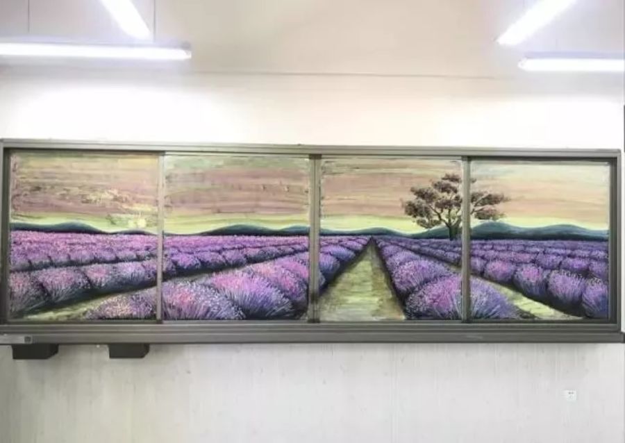 粉笔在黑板上画什么最漂亮,黑板报粉笔画技巧油画