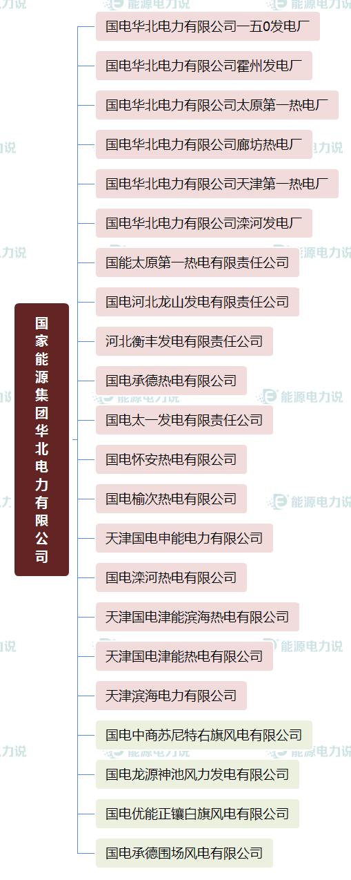 国家能源集团国华电力公司,国家能源投资集团下属电厂