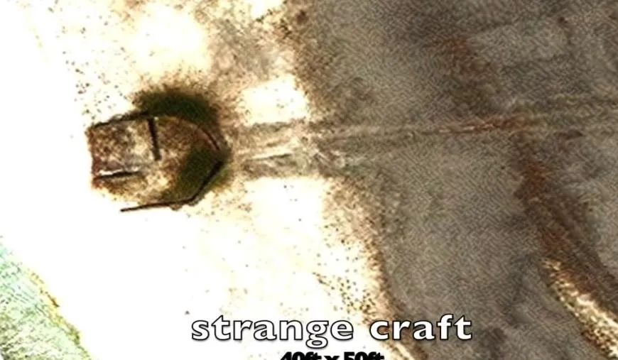 发现ufo不明飞行物,谷歌地图可以看到ufo坠毁痕迹