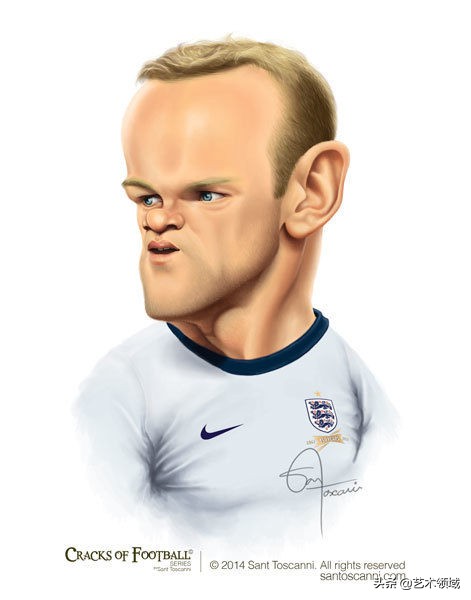SantToscanni足球明星卡通漫画头像