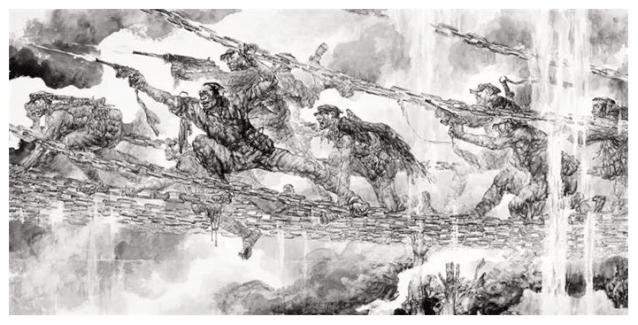 王阔海画水墨,王阔海画家算是大师吗