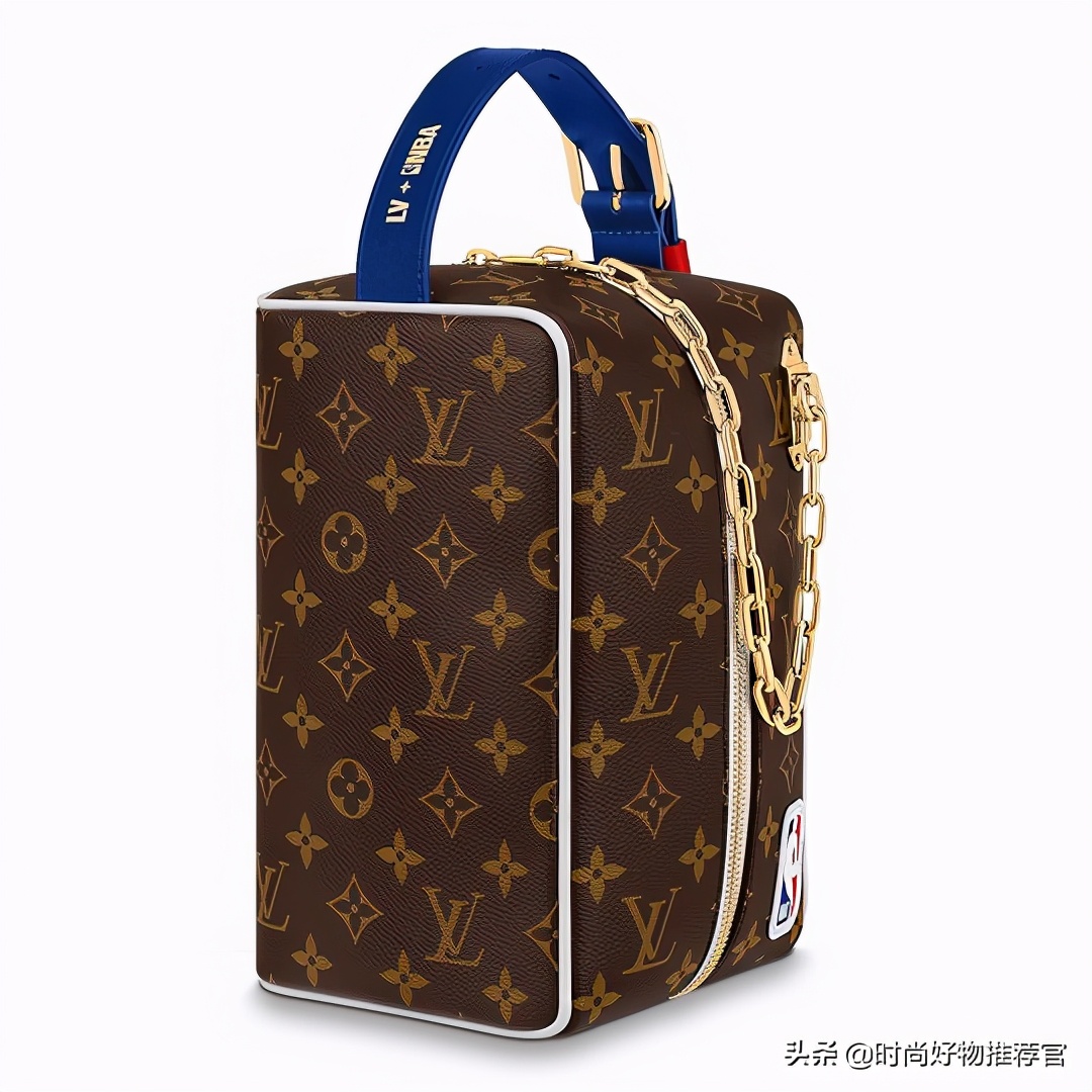 LV新包|NBA合作系列:篮网元素,红白蓝3色细节