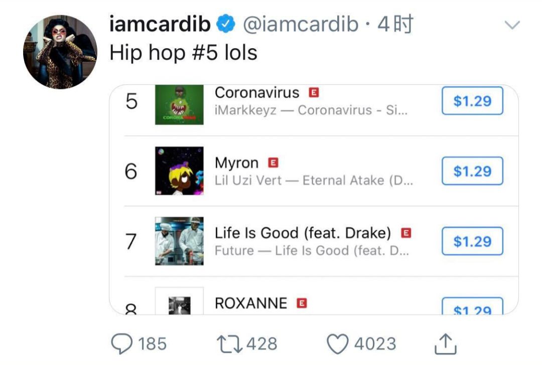 cardib鐤儏鍙戣█,cardib鎶楃柅