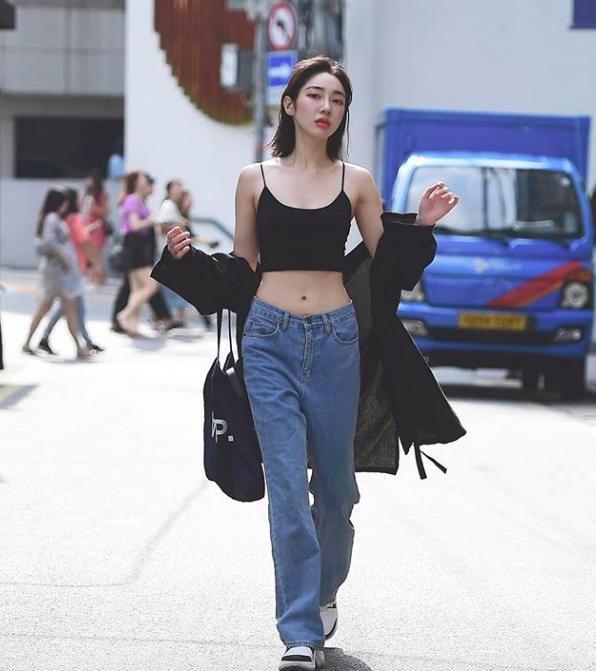 韩国小姐姐居家时尚穿搭,韩国小姐姐的穿搭有多好看