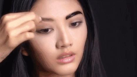 景甜眉毛属于什么眉形,景甜粗眉跟细眉的区别