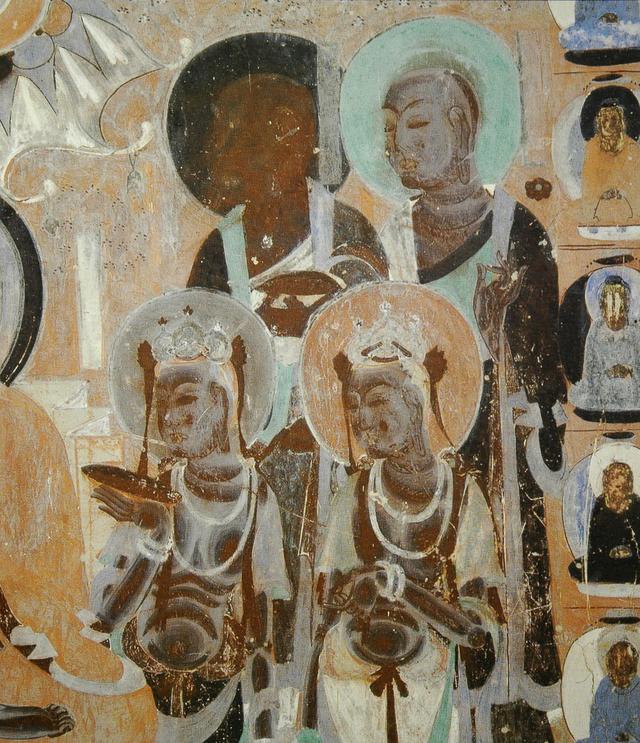 敦煌壁画320窟赏析,敦煌莫高窟420窟壁画