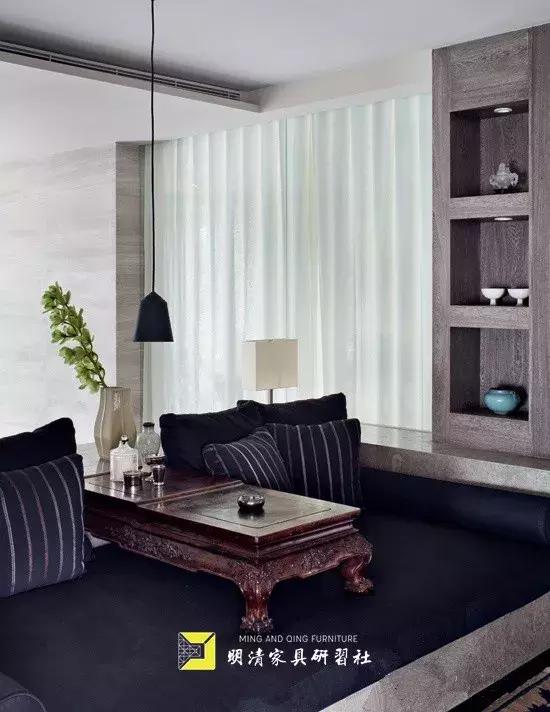 古典家具现代空间书房,古典家具与现代空间书房