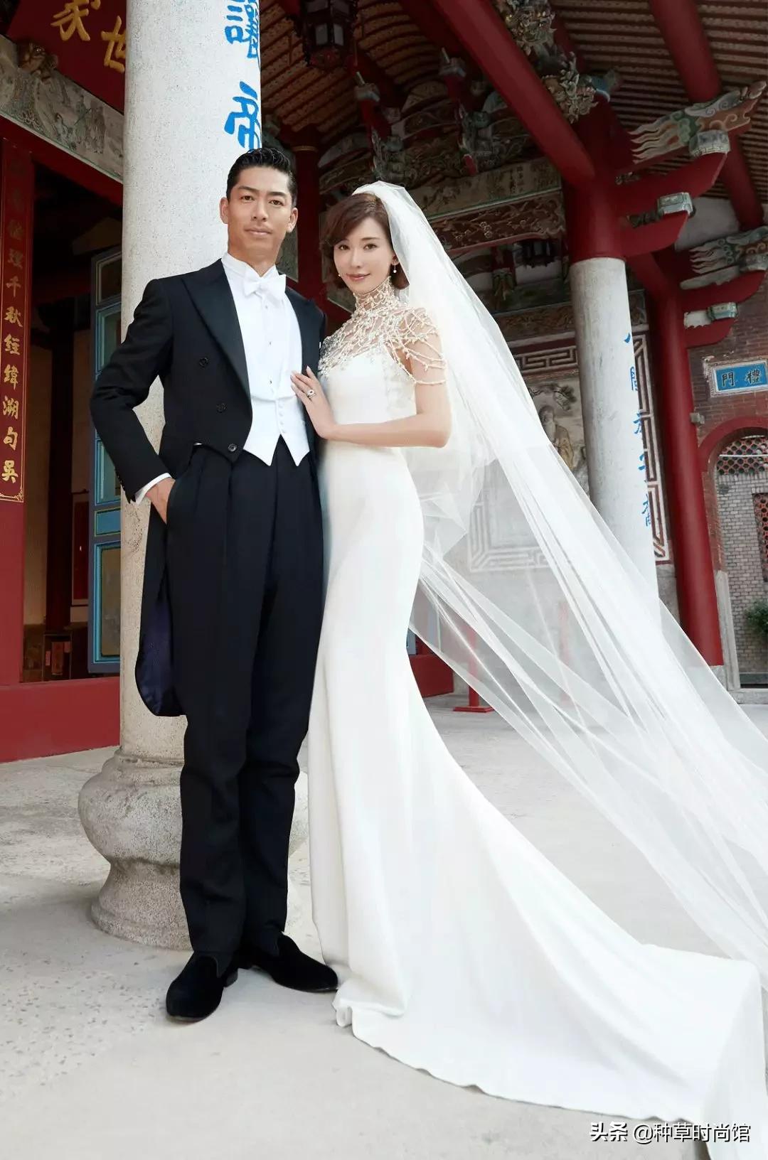 各大明星结婚的婚纱,2019明星婚纱