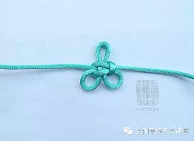 双线弹力绳金刚手串收尾打结图解,手串弹力绳打结方法视频教程全集