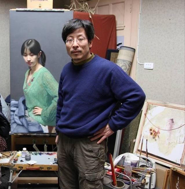 画家冷军画画视频,画家冷军眼睛多少度