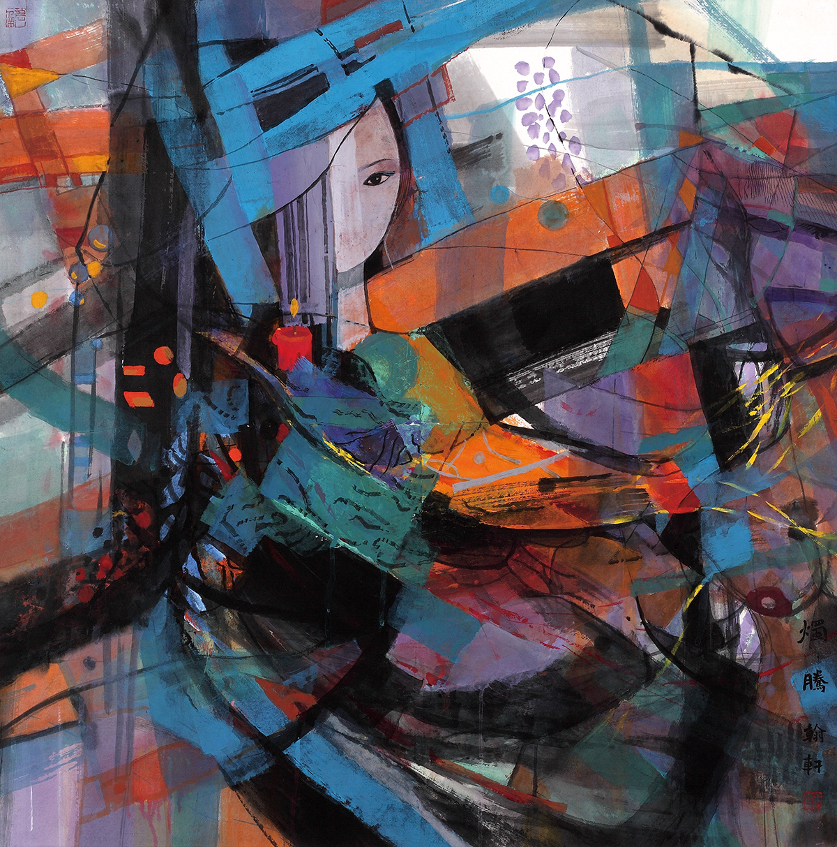 画家高航,艺术家高航的作品泰国