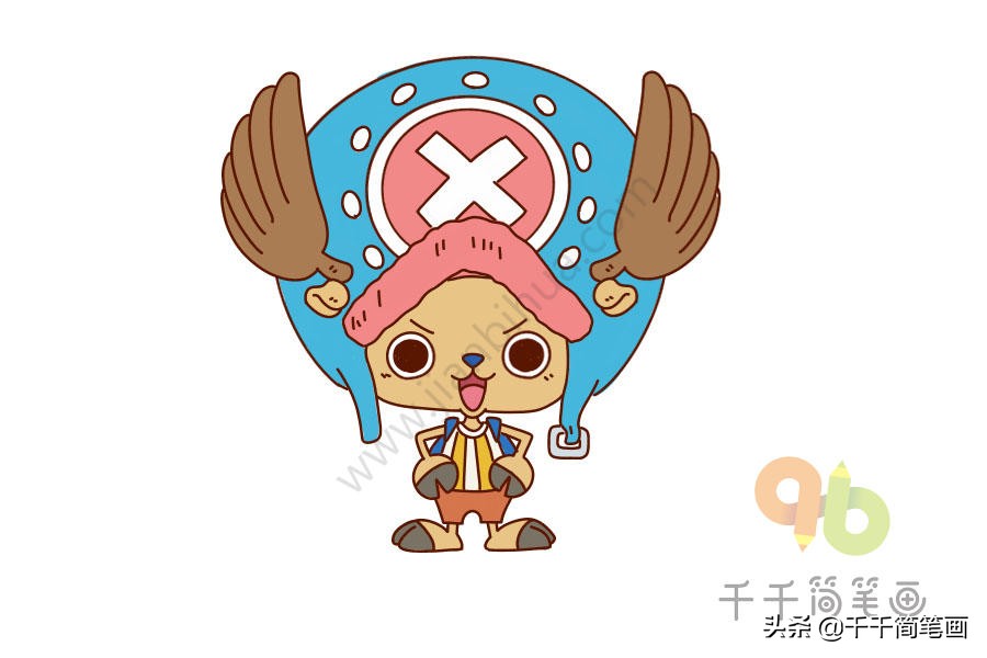 如何画海贼王全员图,手残党也可以学会的画人