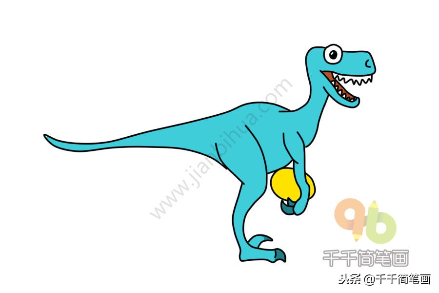 简笔画100个恐龙9-10岁,儿童简笔画恐龙大全简单又漂亮