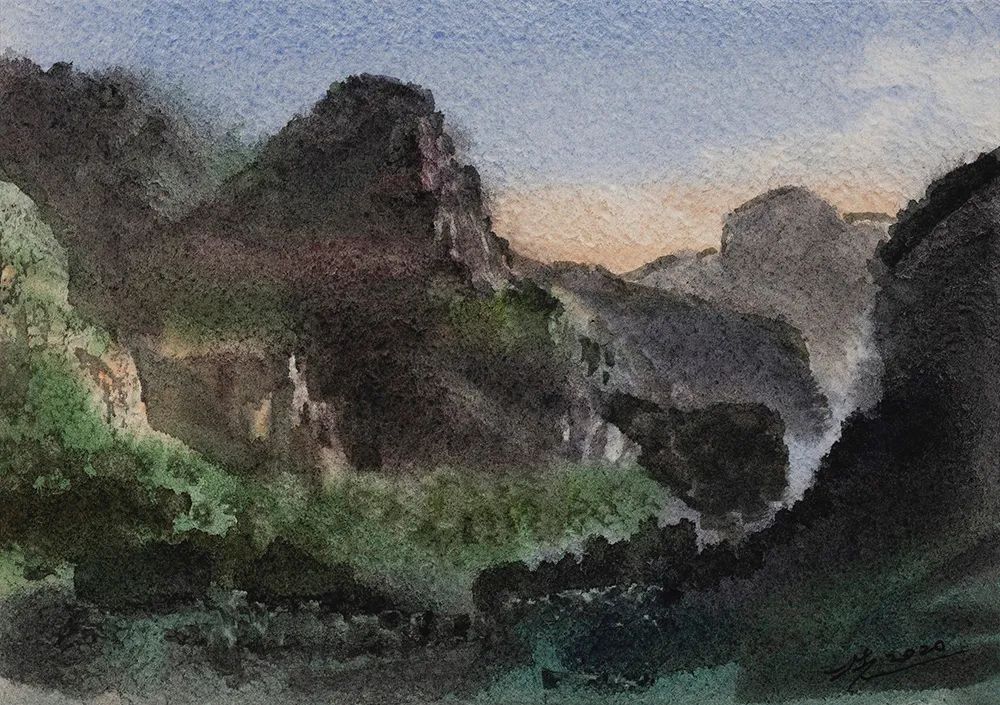 阿文绘画工作室,阿文流体画荷花