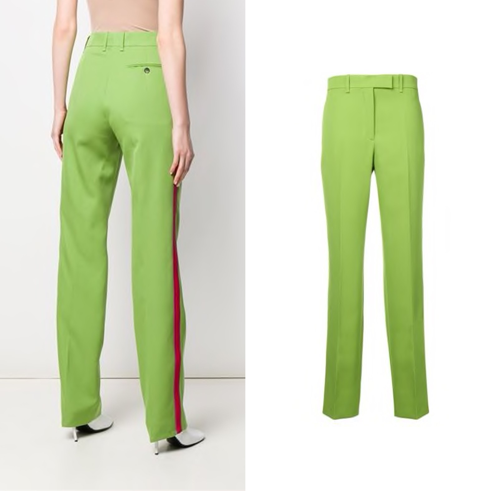 泫雅夏日必备,泫雅牛油果绿色毛衣