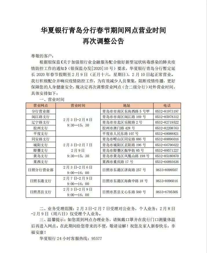 青岛农商银行西海岸分行营业时间,青岛市各大银行周日几点上班