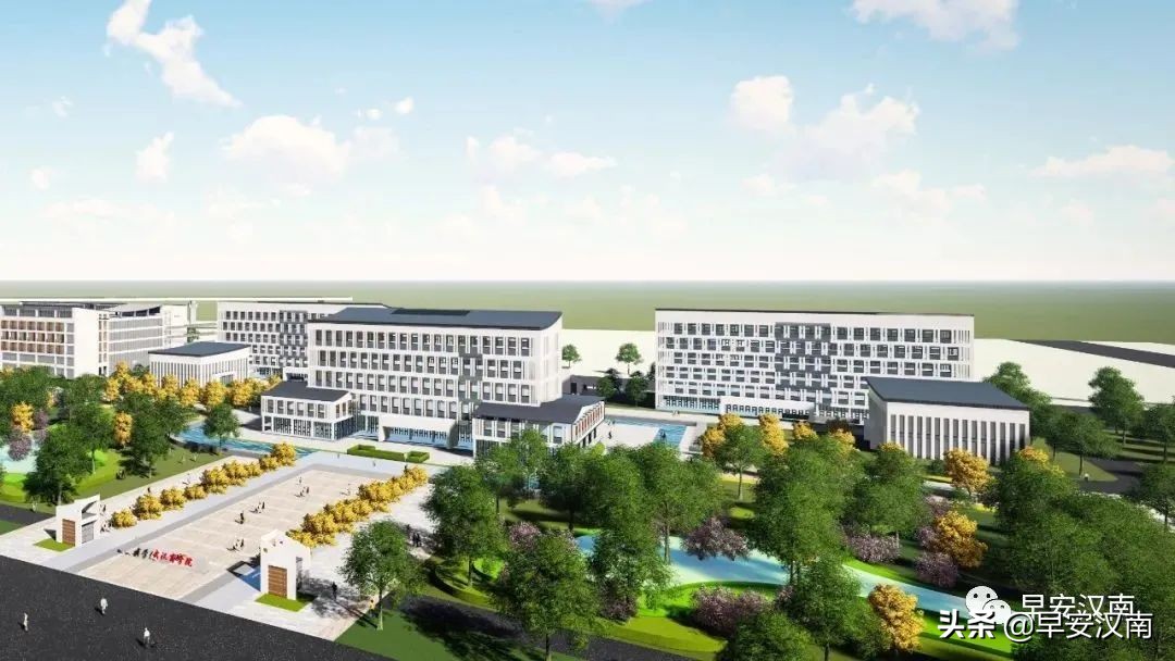 武汉商学院规划,武汉商学院马影河校区效果图