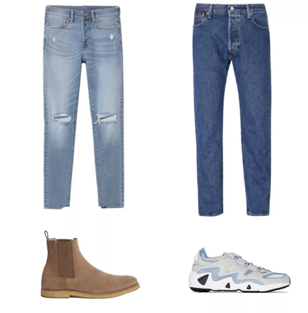 牛仔裤搭配鞋子女秋冬,秋冬怎么选牛仔裤