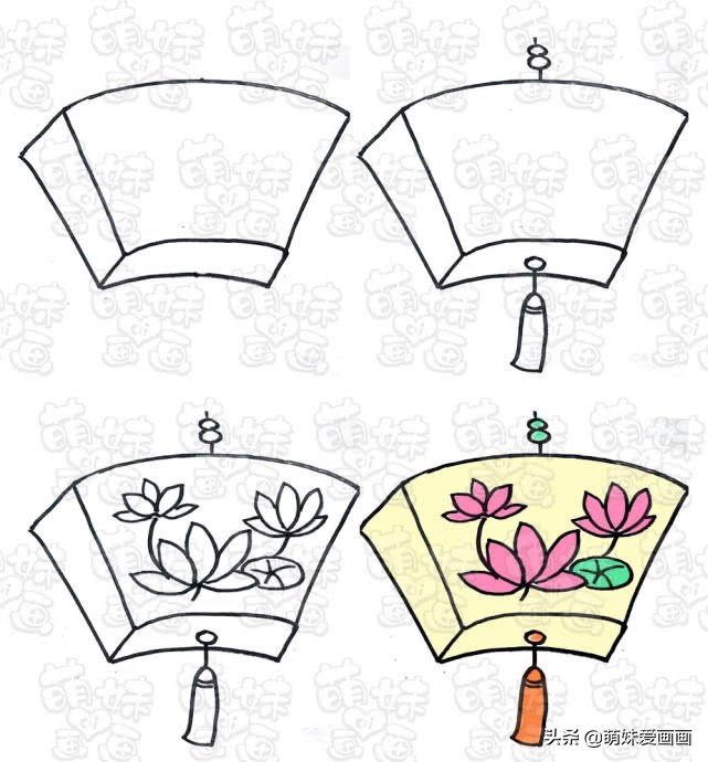 元宵节灯笼怎么画简单又漂亮,元宵节灯笼手抄报简单又漂亮