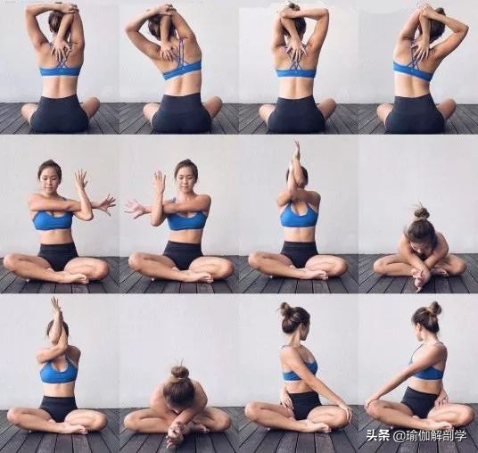给大家推荐一套瑜伽练习序列,最适合瑜伽初学者练的50个体式