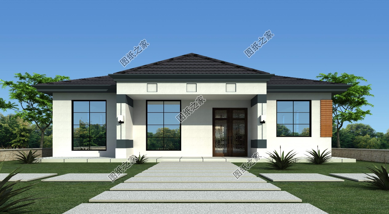 长15米宽10米房屋设计图平房,15米宽10米深一层平房