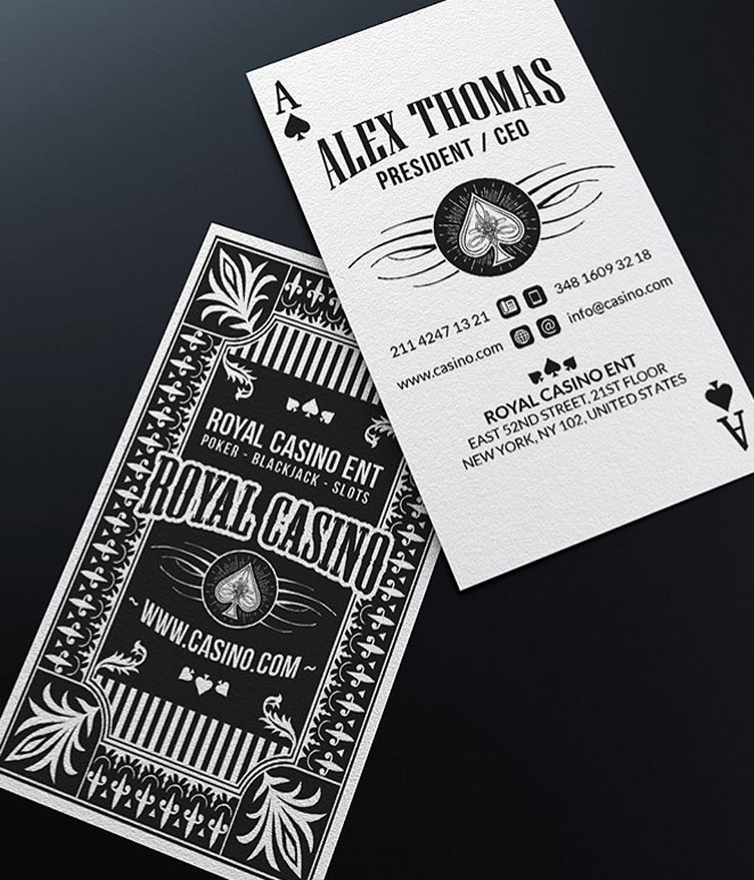 白色商务名片设计图,商务ktv名片设计图片