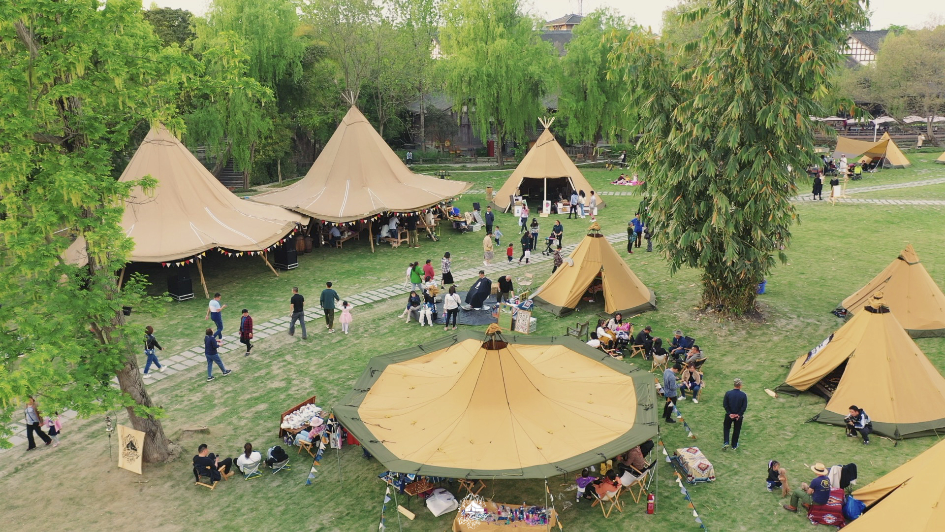 双流空港中央公园之五湖四海游玩,双流空港公园