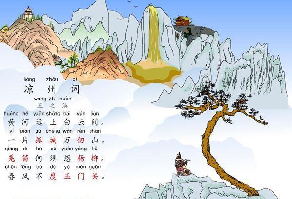 出塞唐王之涣春风不度玉门关,王之涣描写玉门关的诗