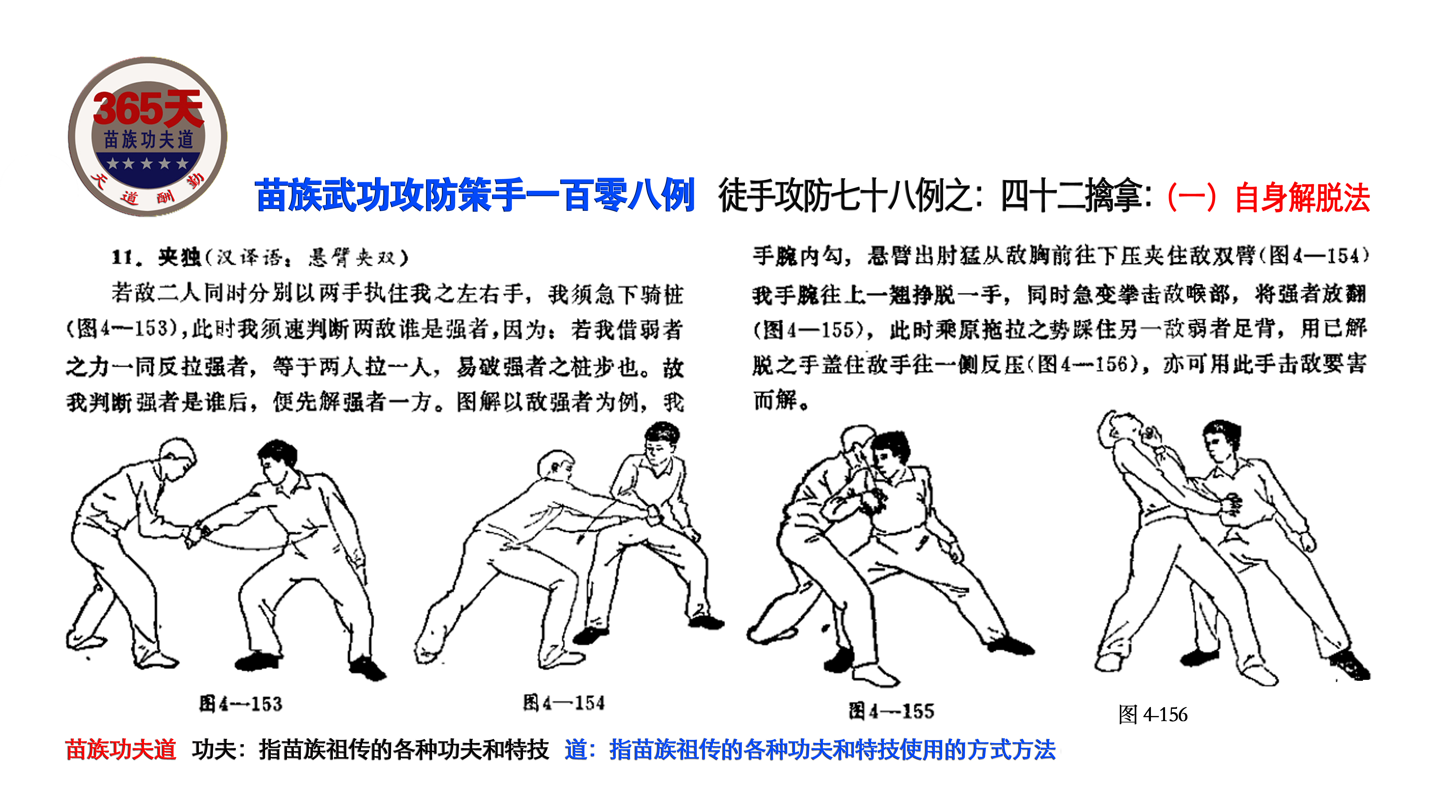 苗拳,苗拳擒拿术视频教学