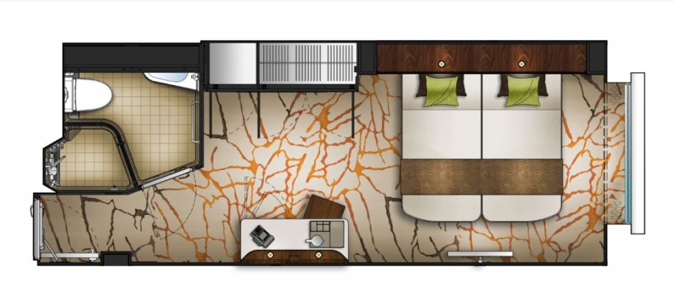 世界梦号内部游览过程 (探索梦号邮轮参观攻略)