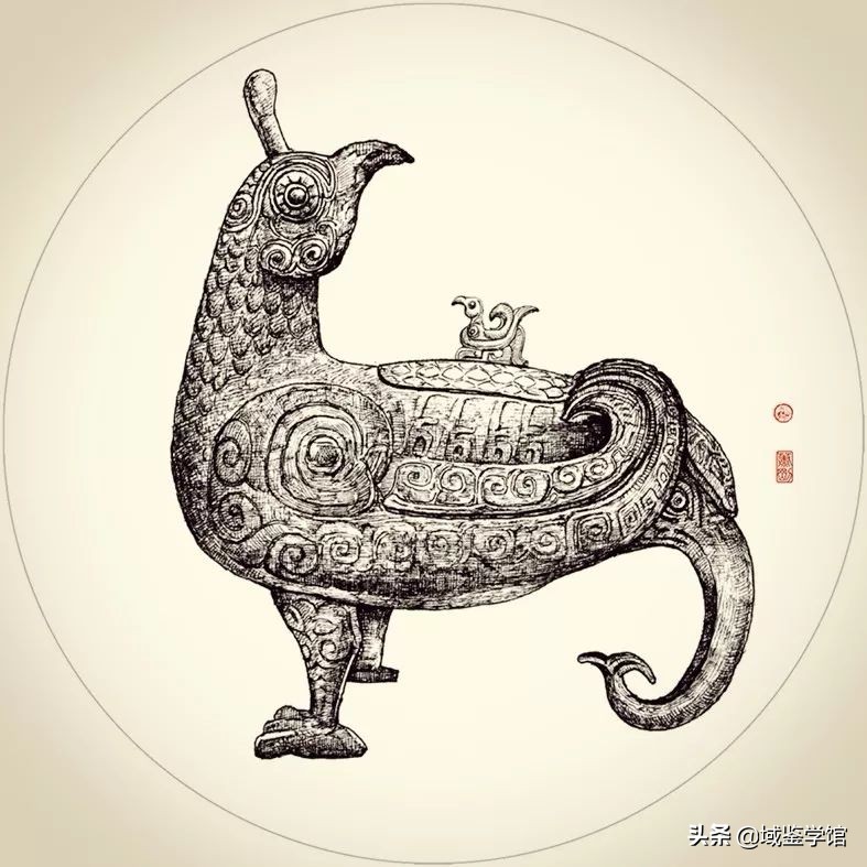 另类钢笔手绘,钢笔速写古建风景