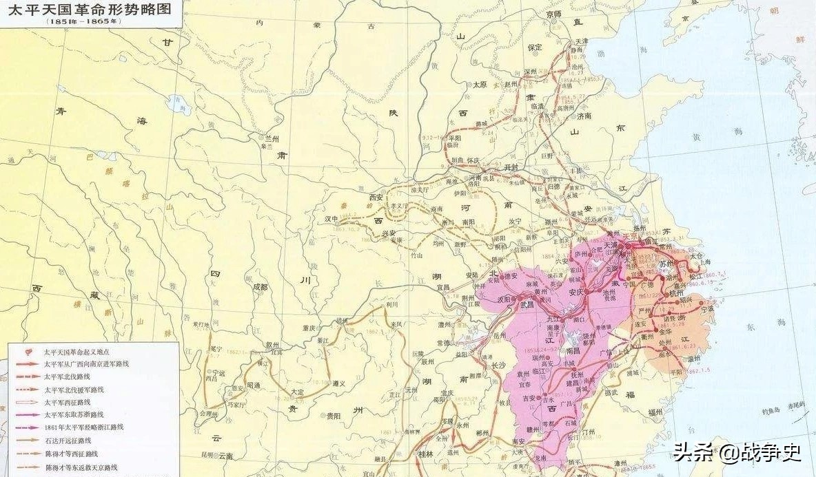 太平天国北伐军所向披靡,太平天国作战