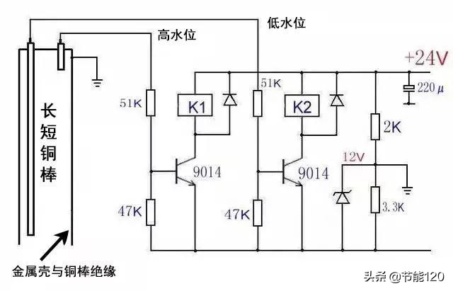 潜水泵自动控制接线图和原理图,自动控制接线图讲解