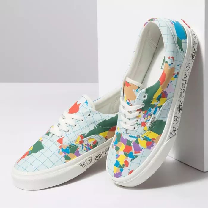 Vans环保联名每款都想要!印满地图