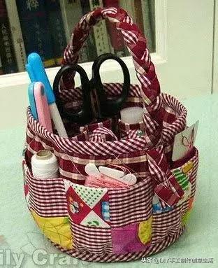 布艺收纳整理包,布艺收纳包制作教程