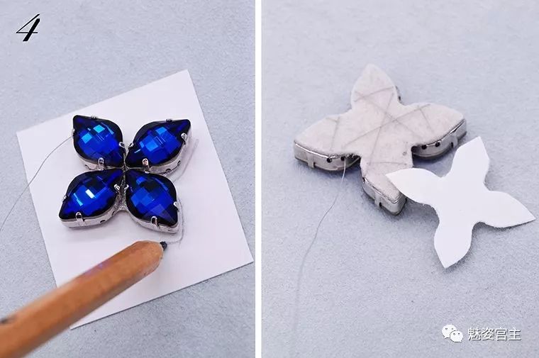 施华洛世奇红色四叶草水晶,红色心形水晶施华洛世奇