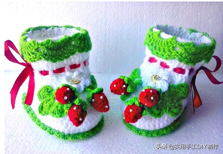 「针织作品」55款美美的蕾丝花朵宝宝鞋子，宝妈们不要错过哦