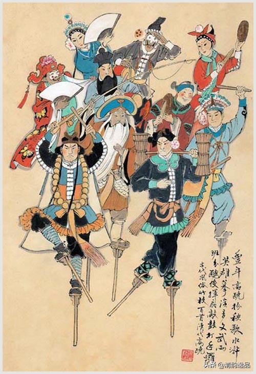 中国古代单人画,中国古代有趣的画