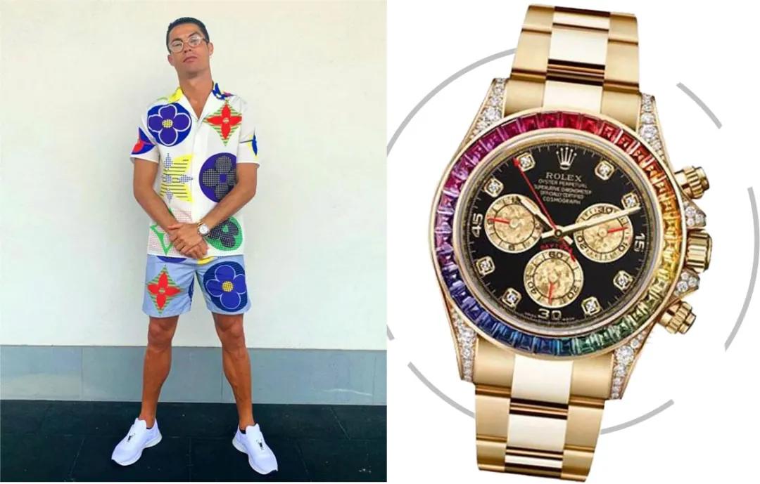 钻石表c罗,c罗定制的表