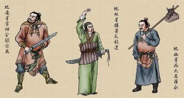 梁山108将排名有什么玄机,梁山108将排名及绰号及结局