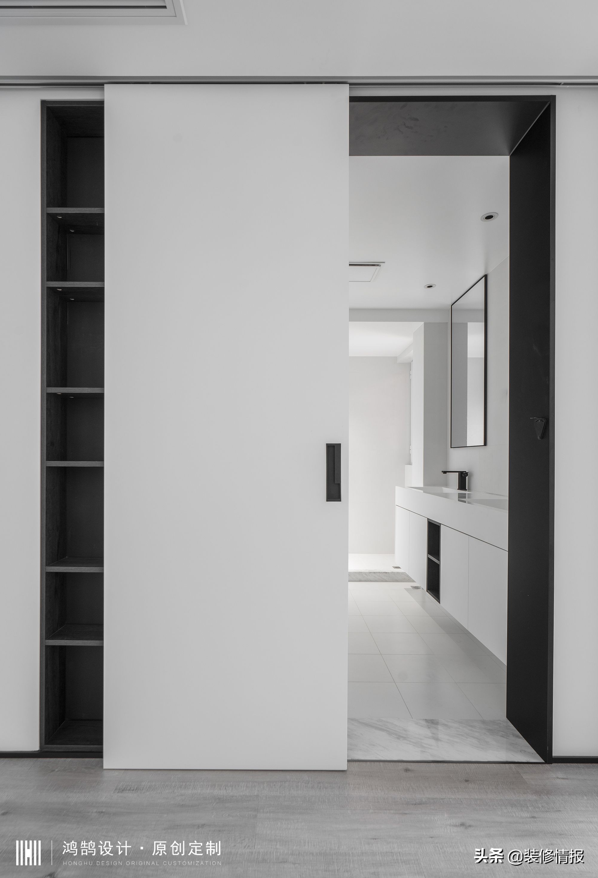 极简三代同堂效果图,极简风一家三口