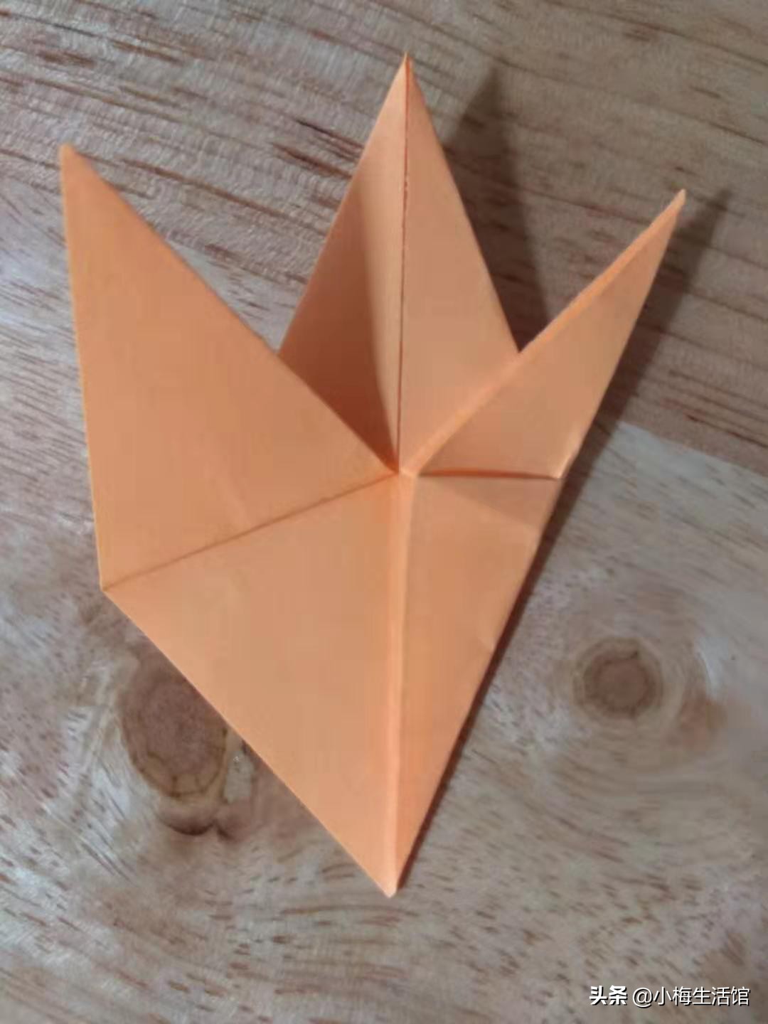 可爱的手工折纸小鱼,折法简单,适合小朋友学的折纸鱼